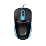 Беспроводная мышь Genius NX-7123 BLK+Blue 2.4Ghz/1200dpi/Copilot/31030043401