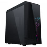 Игровой корпус для ПК Gigabyte AORUS C450 GLASS, RGB Fusion, MidTower, Mini ITX /Micro ATX /ATX,GPU up to 320mm,TG,Black