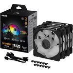 Комплект вентиляторов ASUS TUF GAMING TR120 ARGB REVERSE BLACK 3IN1