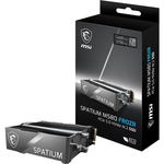 Твердотельный накопитель MSI SPATIUM M580 PCIe 5.0 NVMe M.2 2TB FROZR, Read 14600mb/s, Write 12700mb/s, Retail