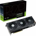Видеокарта ASUS PROART-RTX4060-O8G, 8Gb GDDR6/128-bit, 3072 CUDA, PCI E 4.0, HDMI, DisplayPort, BOX