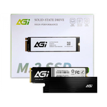 Твердотельный накопитель AGI AI828, 2Tb PCIe Gen4, Read 7400Mb/s, Write 6700Mb/s, Retail