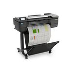 МФУ А1 HP DesignJet T830 24in F9A28D, печать A1 26сек/А1, 81 стр А1/час; скан до 12см/сек, USB 3.0, Wi-Fi
