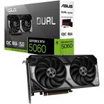 Видеокарта ASUS DUAL-RTX5060-O8G, 8Gb GDDR7 OC Edition, 128bit, HDMI, DP, BOX