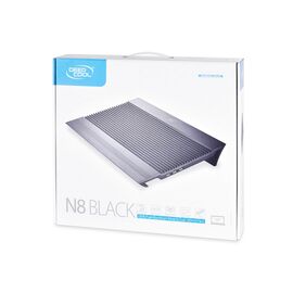 Охлаждающая подставка для ноутбука Deepcool N8 Black 17", изображение 3