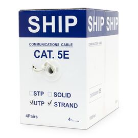 Кабель сетевой SHIP D135S-P Cat.5e UTP 30В PVC, изображение 3