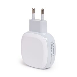 Универсальное зарядное устройство LDNIO A3510Q 2*USB A/1*USB Type C Белый