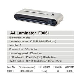 Ламинатор COMIX F9061 А4, 2 вала, 80-125 мкм, 30 см/мин., изображение 2