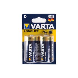 Батарейка VARTA Longlife Mono 1.5V - LR20/D 2 шт. в блистере, изображение 2