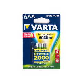 Аккумулятор VARTA R2U Micro 1.2V - HR03/AAA 800 мАч (2 шт), изображение 2