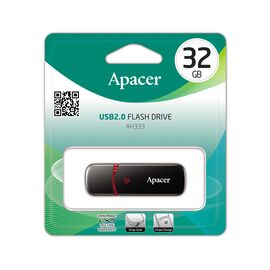 USB-накопитель Apacer AH333 32GB Чёрный, изображение 3