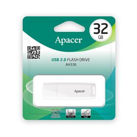 USB-накопитель Apacer AH336 32GB Белый, изображение 2