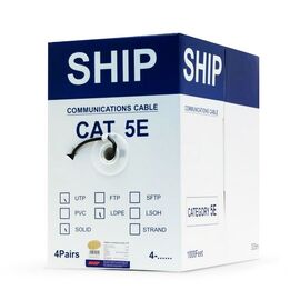 Кабель сетевой SHIP D106 Cat.5e UTP 30В PE, изображение 3