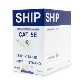 Кабель сетевой SHIP D135-P Cat.5e UTP 30В PVC, изображение 3