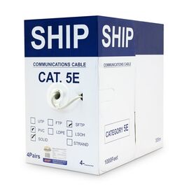Кабель сетевой SHIP D155-P Cat.5e SF/UTP 30В PVC, изображение 3