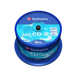 Диск CD-R Verbatim (43343) 700MB 50штук Незаписанный, изображение 2