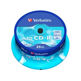 Диск CD-R Verbatim (43352) 700MB 25штук Незаписанный, изображение 2