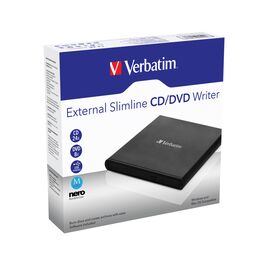 Внешний привод Verbatim CD/DVD 98938 Slim USB Чёрный, изображение 2