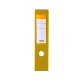 Папка-регистратор Deluxe с арочным механизмом, Office 3-YW5 (3" YELLOW), А4, 70 мм, желтый, изображение 3