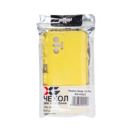 Чехол для телефона X-Game XG-HS22 для Redmi Note 10S Силиконовый Жёлтый, изображение 3