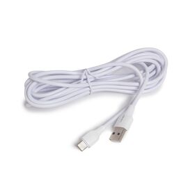 Интерфейсный кабель LDNIO Type-C LS543 2м/3м 2,1A Белый, изображение 2