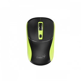 Беспроводная мышь Genius NX-7123 BLK+Green 2.4Ghz/1200dpi/Copilot/31030043403
