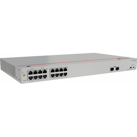 Коммутатор Huawei S110-16LP2SR (16*10/100/1000BASE-T, 2*GE SFP ports, 124W PoE+, AC power)
