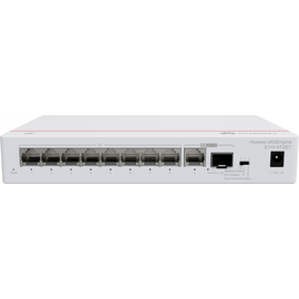 Коммутатор HUAWEI S110-8T2ST (8*10/100/1000BASE-T, 1*GE SFP combo 1*10/100/1000BASE-T port, 56V DC, desktop, fanless)