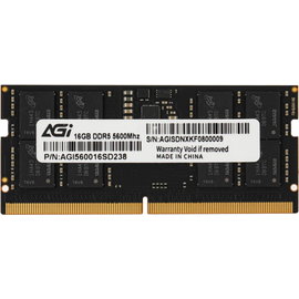 ОЗУ AGI SODIMM 16Gb DDR5, 5600MT/s, CL40, 1.1v, AGI560016SD238-ST