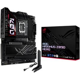 Сист.плата ASUS ROG MAXIMUS Z890 HERO, Z890, 1851, 4xDDR5, PCI-E x16, PCI-E x1, M2, SATA, HDMI, Thundrbolt. WIFI7, BOX