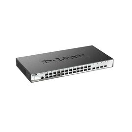 D-Link DGS-1210-28XS/ME 24 портами 100/1000Base-X SFP и 4 портами 10GBase-X SFP+