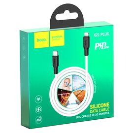 Кабель USB-C HOCO X21 Plus Silicone Type-C - Lightning