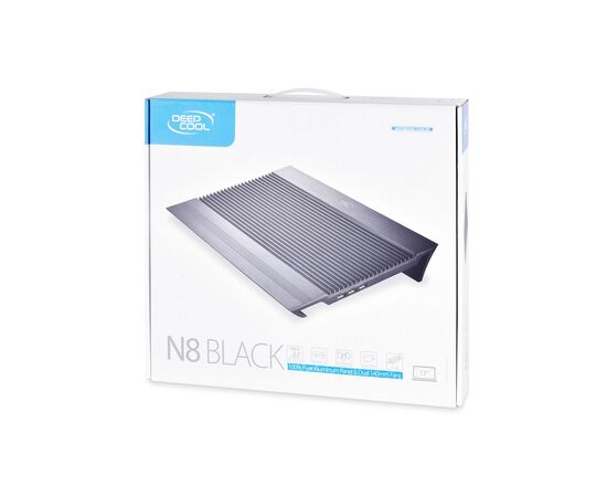 Охлаждающая подставка для ноутбука Deepcool N8 Black 17", изображение 3