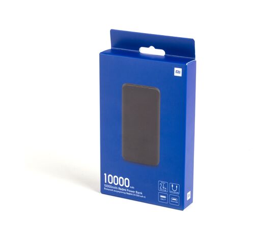 Портативный внешний аккумулятор Xiaomi Redmi Power Bank 10000mAh Черный, изображение 3