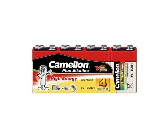 Батарейка CAMELION Plus Alkaline 6LR61-SP4