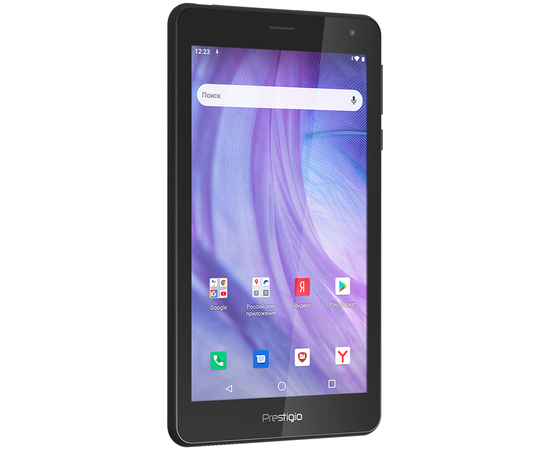 Prestigio Seed A7,PMT4337_3G_D,7"(600*1024)IPS display,Android 10.0 Go,CPU Spreadtrum SC7731e quad core up to 1.3GHz,1GB+16GB,BT4.2,0.3MP+2.0MP,Type C,microSD card slot, Single SIM card,have call function,3000mAh battery,black, изображение 3