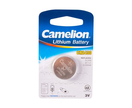 Батарейка CAMELION Lithium CR2430-BP1