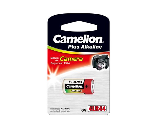 Батарейка CAMELION Photo Plus Alkaline 4LR44-BP1C