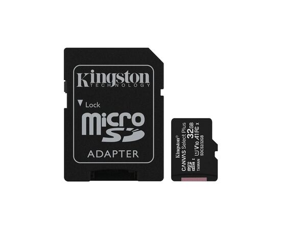 Карта памяти Kingston SDCS2/32GB Class 10 32GB + адаптер, изображение 2