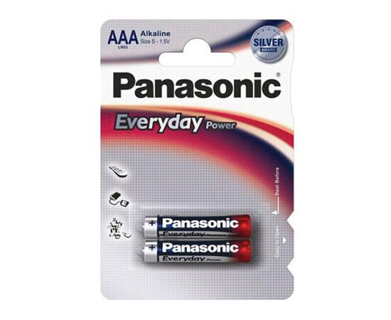 Батарейка щелочная PANASONIC Every Day Power AAA/2B
