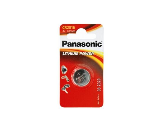Батарейка дисковая литиевая PANASONIC CR-2016/1B
