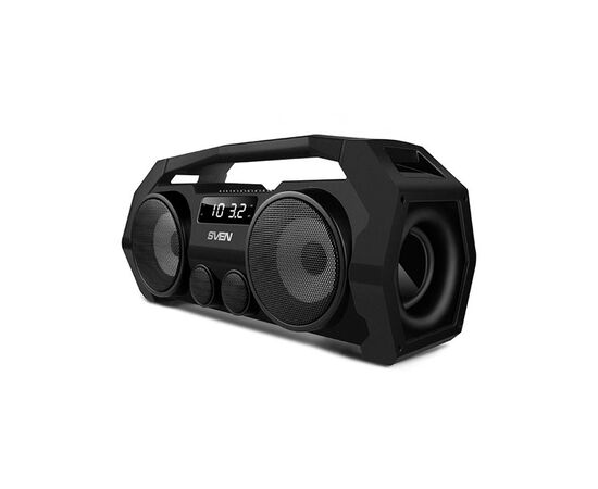 SVEN PS-465, черный, акустическая система 2.0,  Bluetooth, FM, USB, microSD, LED-дисплей