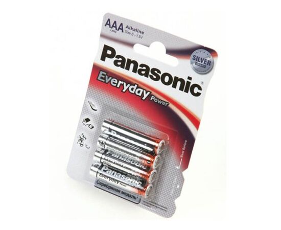 Батарейка щелочная PANASONIC Every Day Power AAA/4B
