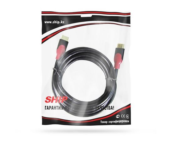 Интерфейсный кабель HDMI-HDMI SHIP SH6016-3P 30В Пол. пакет, изображение 2