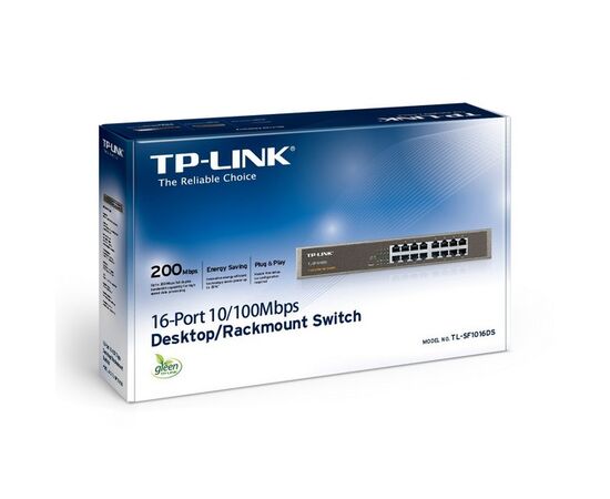 Коммутатор TP-Link TL-SF1016DS, изображение 3