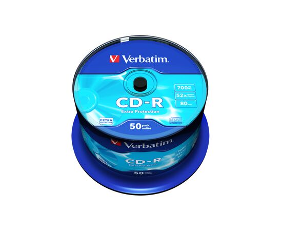 Диск CD-R Verbatim (43351) 700MB 50штук Незаписанный, изображение 2