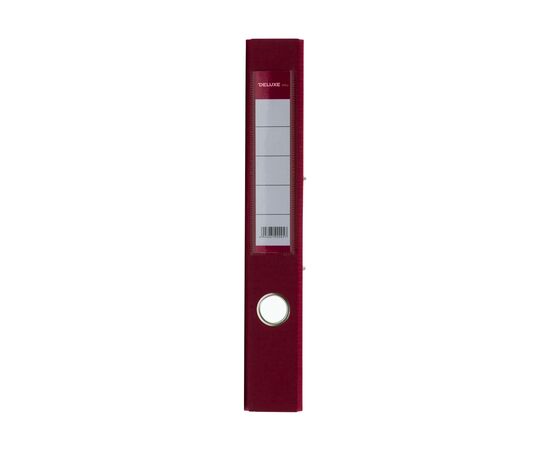 Папка-регистратор Deluxe с арочным механизмом, Office 2-WN8, А4, 50 мм, бордовый, изображение 3