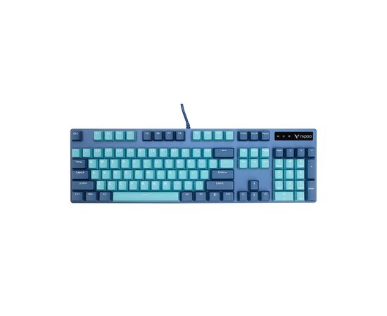 Клавиатура Rapoo V500PRO Cyan Blue, изображение 2