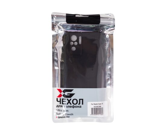 Чехол для телефона X-Game XG-BC068 для Redmi Note 10 Клип-Кейс Чёрный, изображение 3
