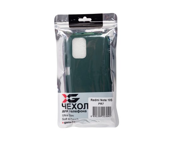 Чехол для телефона X-Game XG-PR7 для Redmi Note 10S TPU Зелёный, изображение 3